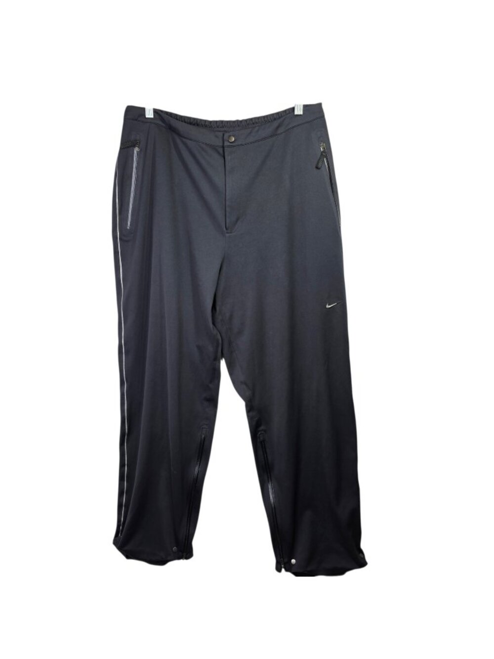 Nike Golf Stormfit Pants Mens 41 X 32 Black Track Rain Wind Resistant Sports